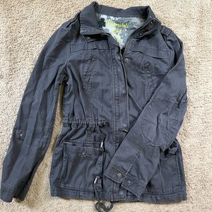 Dark Gray Aeropostale Utility Coat (Size M)